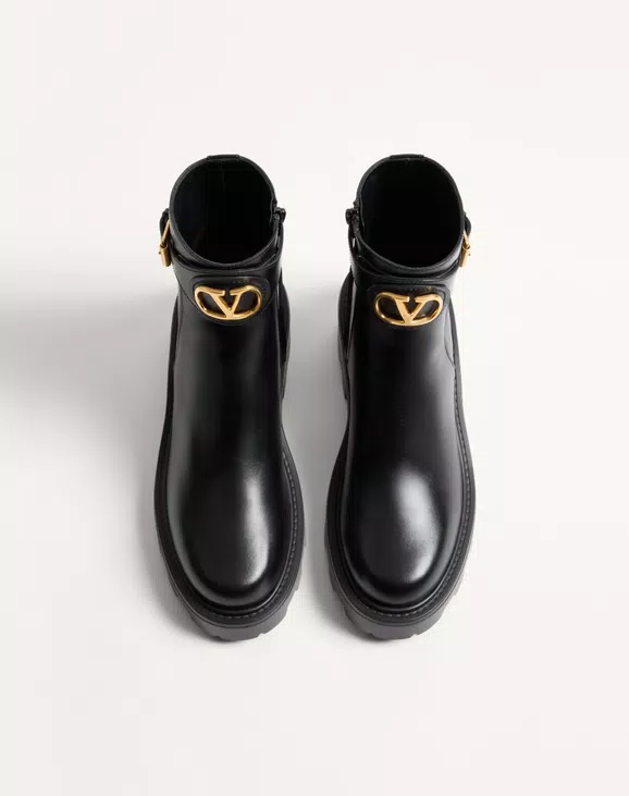 Valentino Vlogo Signature Calfskin Ankle Boot 55Mm - Image 5